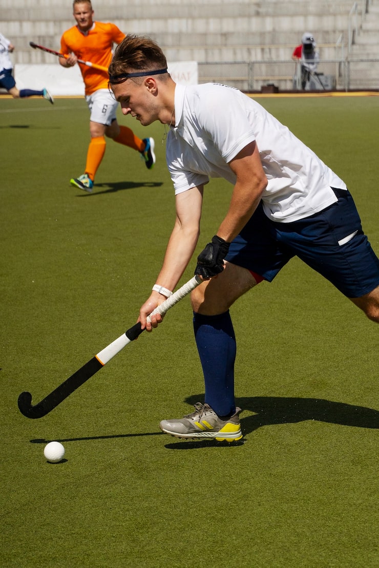 hockey sticks